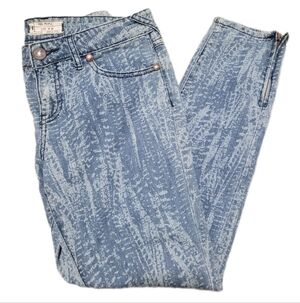 FREE PEOPLE Women's Patterned Ankle Jeans Size 28